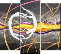 90 80CM OBRAZ T3 ELEM WIRUJĄCE POSTACIE DRUK ŚCIENNY