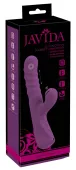 javida wibrator 3-funkcyjny kroliczek fioletowy silikonowy 24 cm