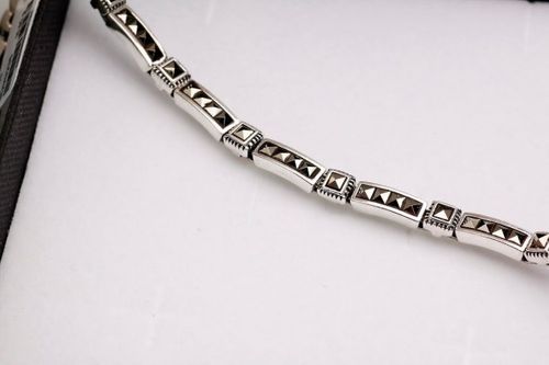 Srebrna bransoleta BDM3235 - Markazyty na Arena.pl