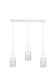 Lampa wisząca 3xE27 CROSS WHITE