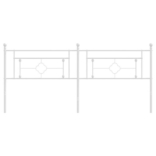 Metalowe wezgłowie, białe, 193 cm na Arena.pl