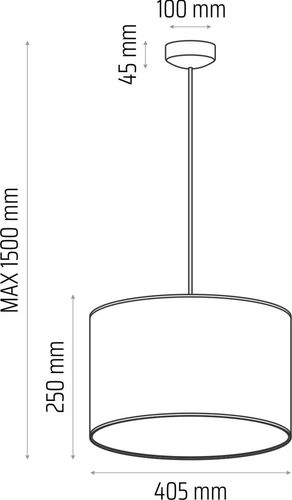 Lampa wisząca CLASSIC fi 40 beż na Arena.pl