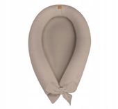 BABYSTEPS Kokon niemowlęcy lniany 2w1 Linen Beige