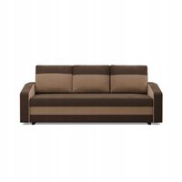 KANAPA ORION BRĄZ CAPPUCCINO Mikrofaza Rozkładana z Funkcją Spania Wygodna