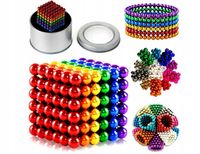 KULKI MAGNETYCZNE NEOCUBE 5MM KOLOROWE KLOCKI MAGNESY 216 SZT DLA DZIECI