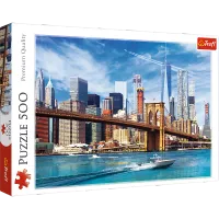 Puzzle dla dzieci i dorosłych z motywem miasta Widok na Nowy Jork 500 elem