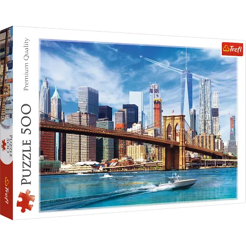 Puzzle dla dzieci i dorosłych z motywem miasta Widok na Nowy Jork 500 elem na Arena.pl