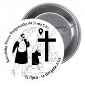 Przypinki buttony KASZUBSKA PIELGRZYMKA JASNA GÓRA