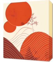 Obraz 40x50cm Ciepło Czerwieni