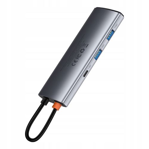 Adapter 7w1 Baseus Hub USB-C na 2xUSB +HDMI +USB-C na Arena.pl