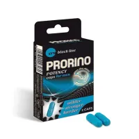 kapsułki na potencję prorino men hot 2 sztuki czarna linia