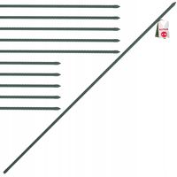 TYCZKA PODPÓRKA ROŚLIN STAL POWLEKANA 150cm 10szt