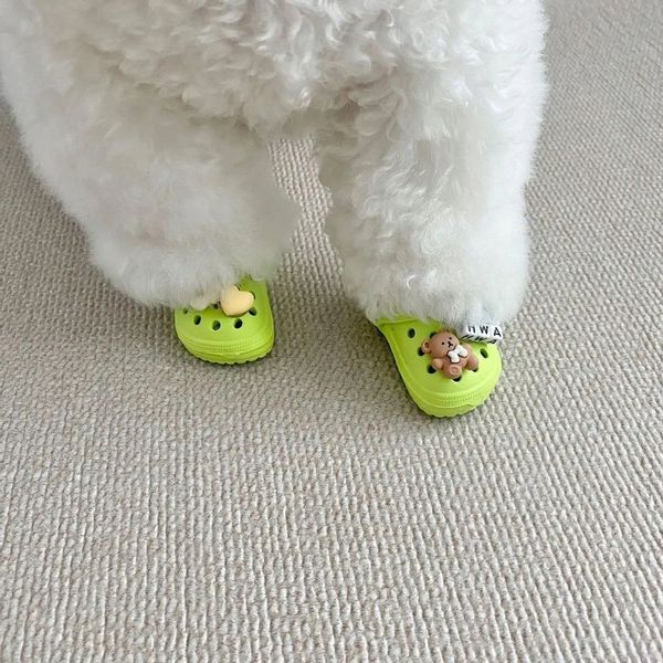 Buty KLAPKI Antypoślizgowe dla ZWIERZĄT PSÓW KOTÓW CHODAKI 1PARA RÓŻOWE zdjęcie 11