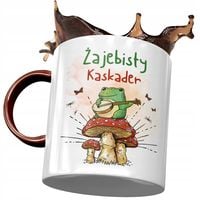 Kubek Bordowy Dla Kaskadera Żajebisty Kaskader Z Nadrukiem Ze Zdjęciem