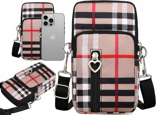 Listonoszka Torebka Na Telefon Miejska Etui Krata na Arena.pl