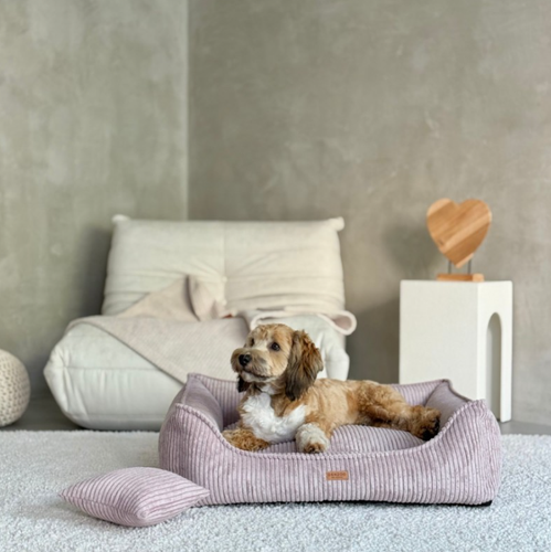 Ortopedyczne legowisko dla psa i kota  MILANO RÓŻOWE L – VISCO MEMORY na Arena.pl