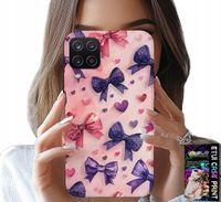 ETUI DO SAMSUNG A12 / M12 - KOLOROWE WSTĄŻKI WSTĄŻKA WZORY + SZKŁO