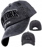 Bejsbolówka Czapka Z Daszkiem Regulowna Bawełniana