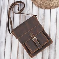 torba męska na ramię skórzana vintage paolo peruzzi t-91-hbr