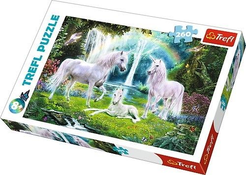 Trefl Puzzle 260 elementów - Jednorożce na Arena.pl