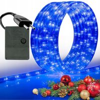 WĄŻ ŚWIETLNY ZEWNĘTRZNY 480 LED LAMPKI CHOINKOWE IP44 20m NIEBIESKI