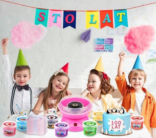 KOLOROWY Cukier do Waty Cukrowej do Maszyny Smakowy PATYCZKI ZESTAW na Arena.pl