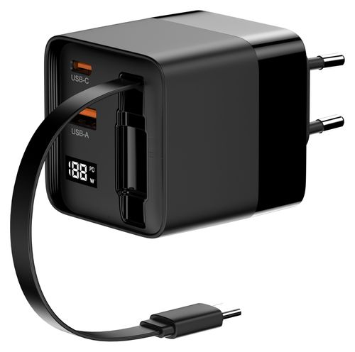 Ładowarka sieciowa Newell GaN 65 W LCD - EU na Arena.pl