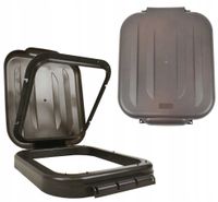 pokrywa stojaka do segregacji odpadów brązowa - cetel