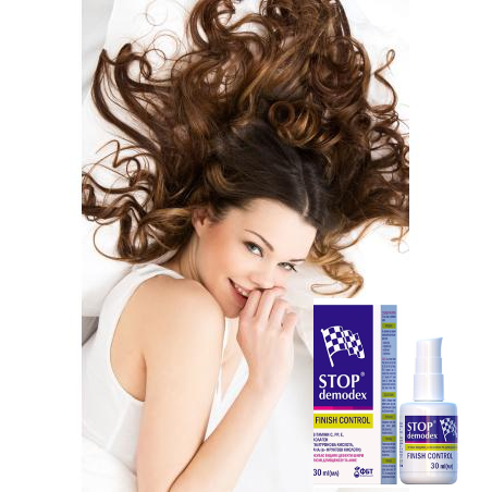 ŻEL DO TWARZY Finish Control  STOP DEMODEX Demodekoza Nużyca Trądzik 30ml na Arena.pl