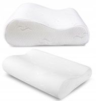 PODUSZKA ORTOPEDYCZNA PROFILOWANA dla WYMAGAJĄCYCH MEMORY TERMOPLASTYCZNA