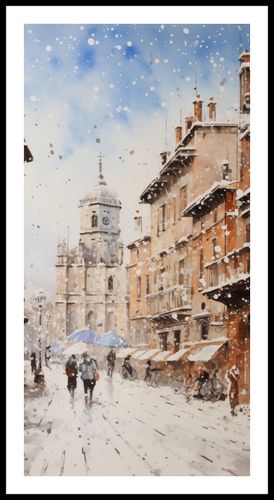 Plakat 50x100cm Urok Starych Miast na Arena.pl