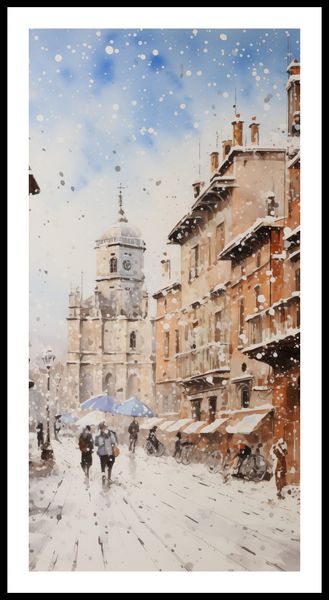Plakat 50x100cm Urok Starych Miast zdjęcie 3