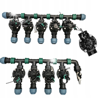 Kolektor nawadniania na 9 sekcji z kompresorem Rain Bird HV RainBird PE 25