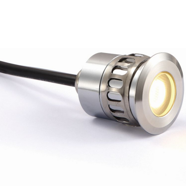 Wpustowe oczko Grund 802001106 Elkim LED 1W 3000K do ogrodu IP67 stal zdjęcie 1