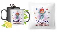 Dla Pauliny Zestaw Kubek Magiczny + Poduszka Z Nadrukiem Ze Zdjęciem