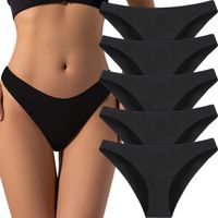 5x MAJTKI BAWEŁNIANE FIGI DAMSKIE GŁADKIE KLASYCZNE ORYGINALNE VELONI - L