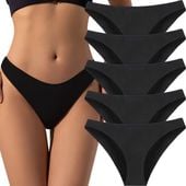 5x MAJTKI BAWEŁNIANE FIGI DAMSKIE GŁADKIE KLASYCZNE ORYGINALNE VELONI - L