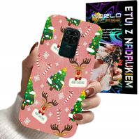 ETUI CASE DO XIAOMI NOTE 9 / 9s - ŚWIĄTECZNE WZORY NA ŚWIĘTA RENIFER CHOINK