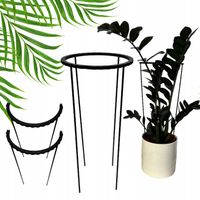 Podpórki do roślin kwiatów podpora podpórka obręcz RING ŁĄCZONY 2w1 M 33/16