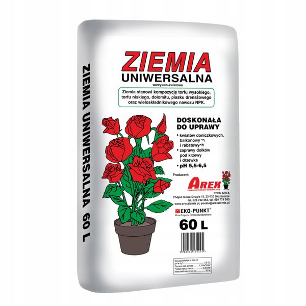 Ziemia uniwersalna Arex 60l zdjęcie 1