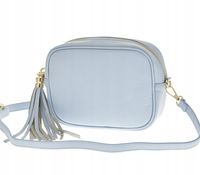 Laura Biaggi - torebka listonoszka skóra naturalna niebieski TS 04-519