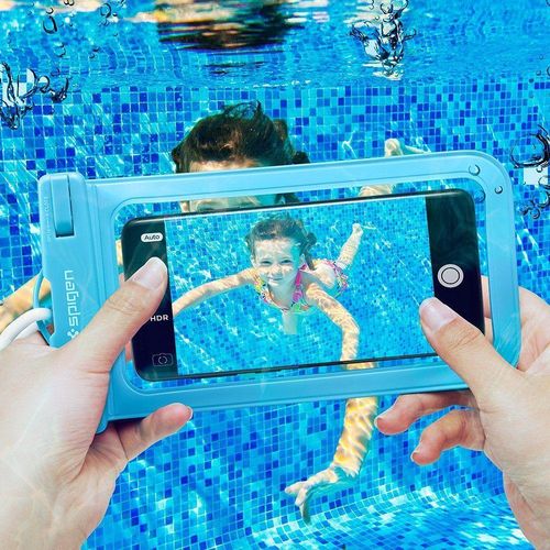 Etui Spigen A600 Universal Waterproof Case Blue na Arena.pl
