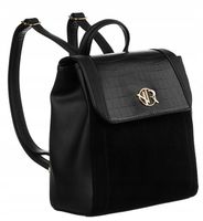 klasyczny plecak damski ze skóry ekologicznej - rovicky