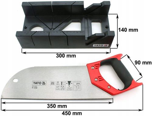 YATO PIŁĄ RĘCZNA DO DREWNA + SKRZYNKA 300mm UCIOSOWA PRZYRŻNIA YATO YT-3150 na Arena.pl