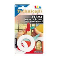 Taśma Montażowa Dwustronna Technicqll 1,5m 19mm