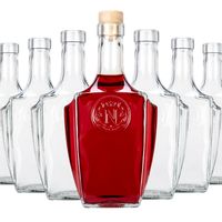 50 sztuk butelki BONAPARTE 500 ml z korkami na nalewki wino sok