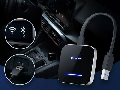 Adapter Carplay Android Auto bezprzewodowy Tracer CarLink PRO na Arena.pl
