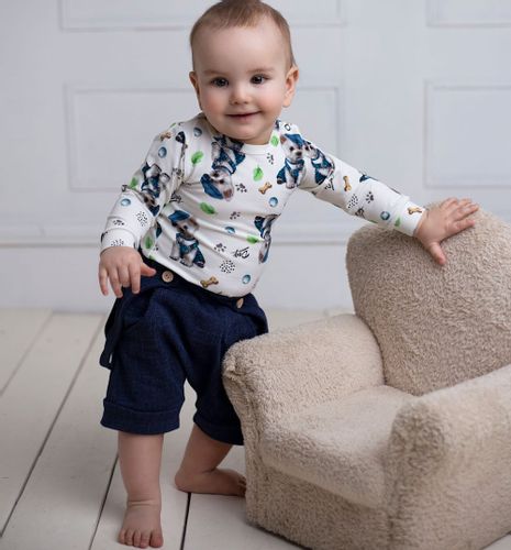 Body z długim rękawem Piesek 80 na Arena.pl