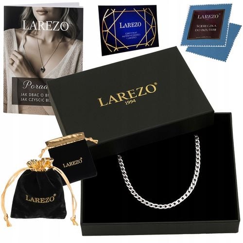 ŁAŃCUSZEK MĘSKI SREBRNY DŁUGI 55 cm PEŁNY SPLOT PANCERKA 3,2 mm SREBRO 925 na Arena.pl