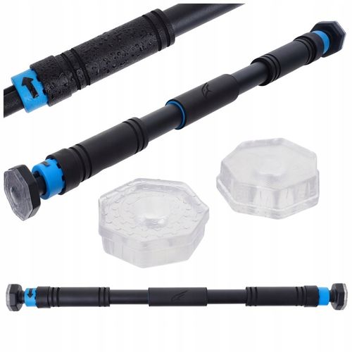 DRĄŻEK DO PODCIĄGANIA ROZPOROWY REGULOWANY 67-100CM STALOWY MOCNY 150KG na Arena.pl